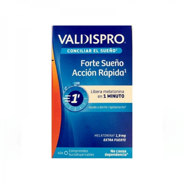 VALDISPRO FORTE SUEÑO 40 COMPRIMIDOS BUCODISPERSABLES