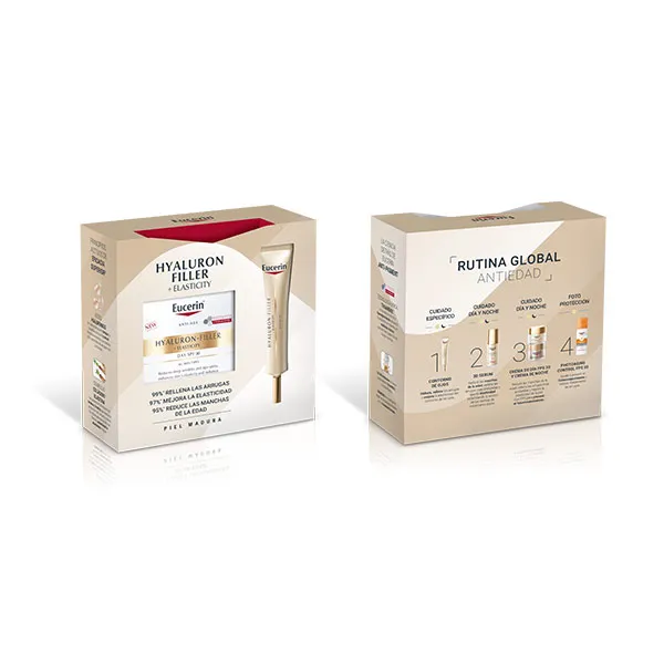 EUCERIN PACK HYALURON FILLER + ELASTICITY + CONTORNO DE OJOS