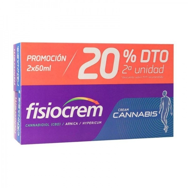 FISIOCREM CANNABIS DUPLO 2X60GR