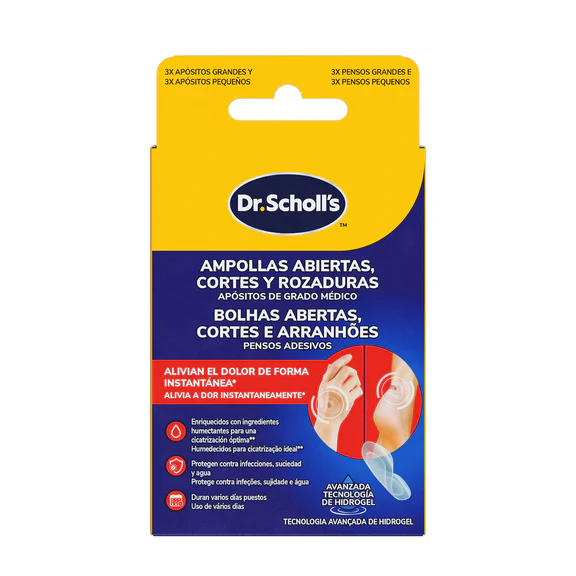 DR. SCHOLL APOSITOS PARA AMPOLLAS ABIERTAS, CORTES Y ROZADURAS