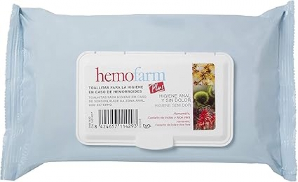HEMOFARM PLUS 60 TOALLITAS