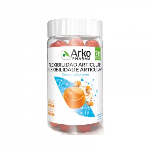 ARKOGUMMIES CURCUMA FLEXIBILIDAD Y MOVILIDAD ARTICULAR 60 GUMMIES