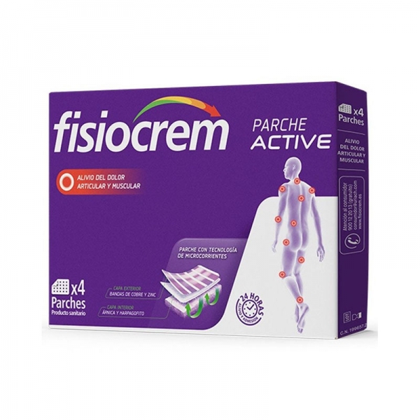FISIOCREM PARCHE ACTIVE 4 UNIDADES