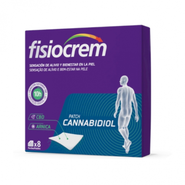 FISIOCREM 8 PARCHES CANNABIDIOL