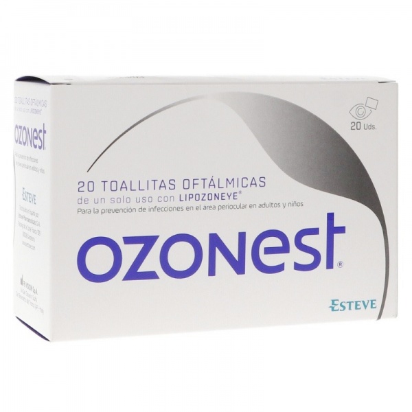OZONEST TOALLITAS OFTALMICAS 20UNID 