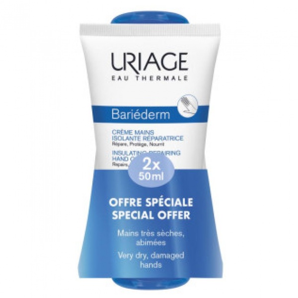 URAGE PACK BARIEDERM CREMA DE MANOS 2X50ML