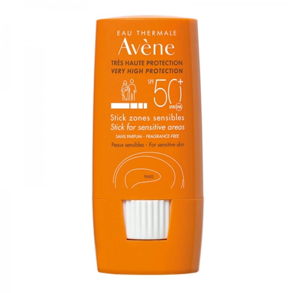 AVENE STICK SOLAR ZONAS SENSIBLES SPF50+