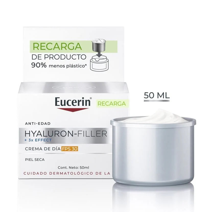 EUCERIN HYALURON FILLER + ELASTICITY SPF 50+ 50GR RECARGA