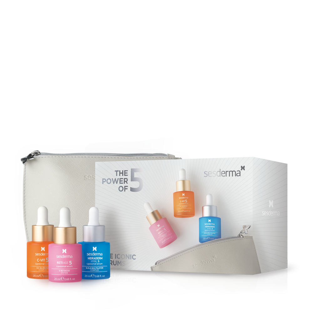 SESDERMA PACK THE POWER OF 5 - THE ICONIC SERUMS + NECESER DE REGALO