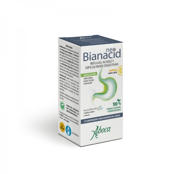 ABOCA NEOBIANACID SABOR LIMON 45 COMPRIMIDOS