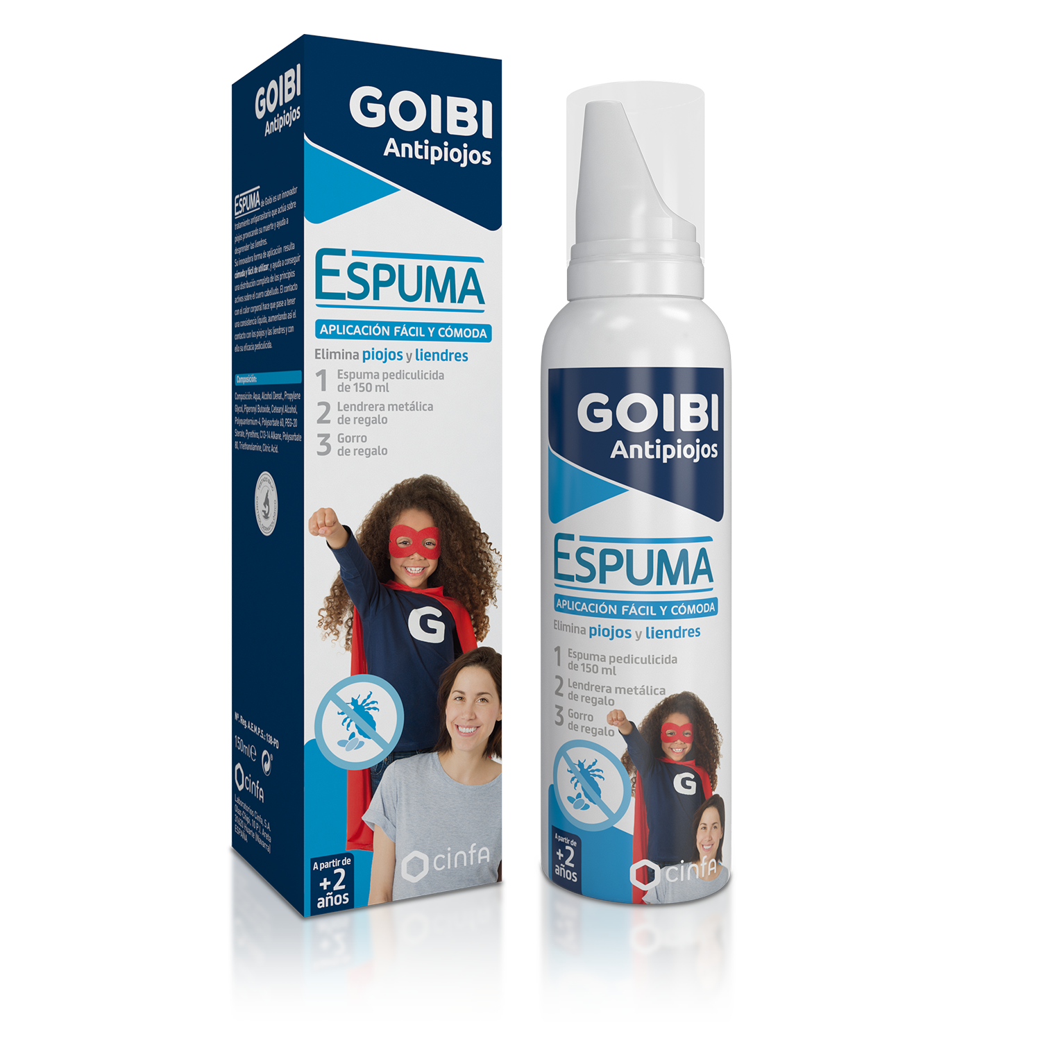 GOIBI ANTIPIOJOS ELIMINA ESPUMA 150ML