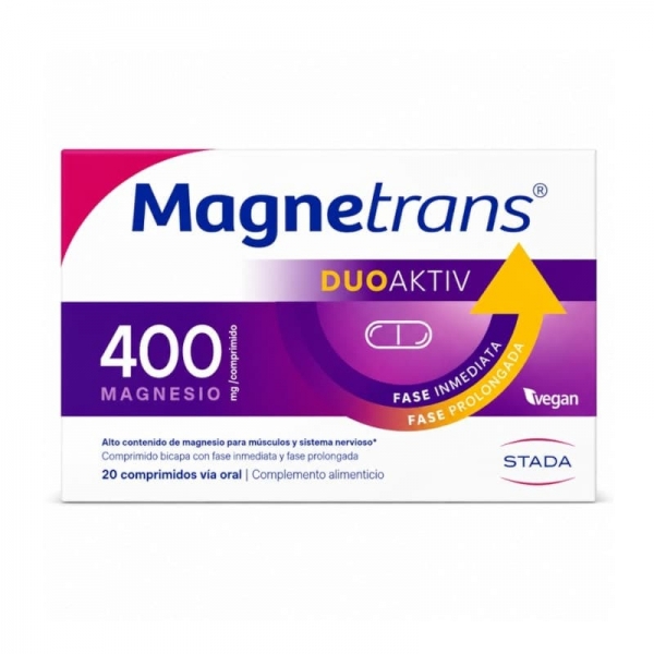 MAGNETRANS DUOAKTIV 400 MAGNESIO 20 COMPRIMIDOS