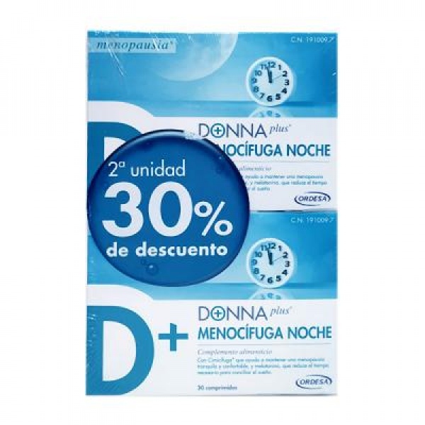 DONNAPLUS MENOCIFUGA NOCHE DUPLO 2X30 COMPRIMIDOS